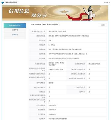 日本拉链巨头YKK深圳公明工厂因涂料挥发性有机物含量超标遭罚